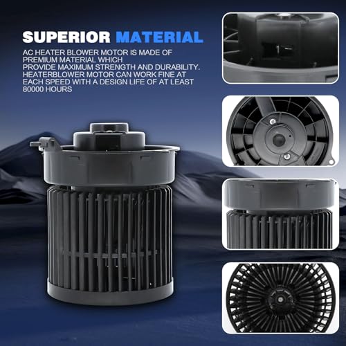Image of 700323 HVAC Heater Blower Motor with Fan Cage Compatible with 2014 2015 2016 2017 2018 2019 Nissan Rogue 2017-2019 Nissan Rogue Sport Replace#27226-4BU0A,272264BU0A,NI3126126