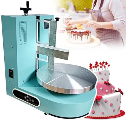 Machine à glacer Les gâteaux, lisseur de crème pour gâteaux Ronds Parfaitement recouverts, Outil de pâtisserie Indispensable pour Les gâteaux d'anniversaire et de fête.