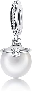Love Heart Animals Flowers Charms Original Authentic 925 Sterling Silver Charms Dangle Bead Fashion Jewelry Necklace Pendant Fit for Pandora Charms (Pearl) - coolthings.us