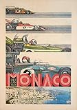  Monaco Grand Prix 1973 Reproduction Affiche Poster-Format Size 50X70 cm-Papier 300 GR-Vente du fichier numérique HD Possible Nous Consulter.(Boutique : affichevintage.FR)