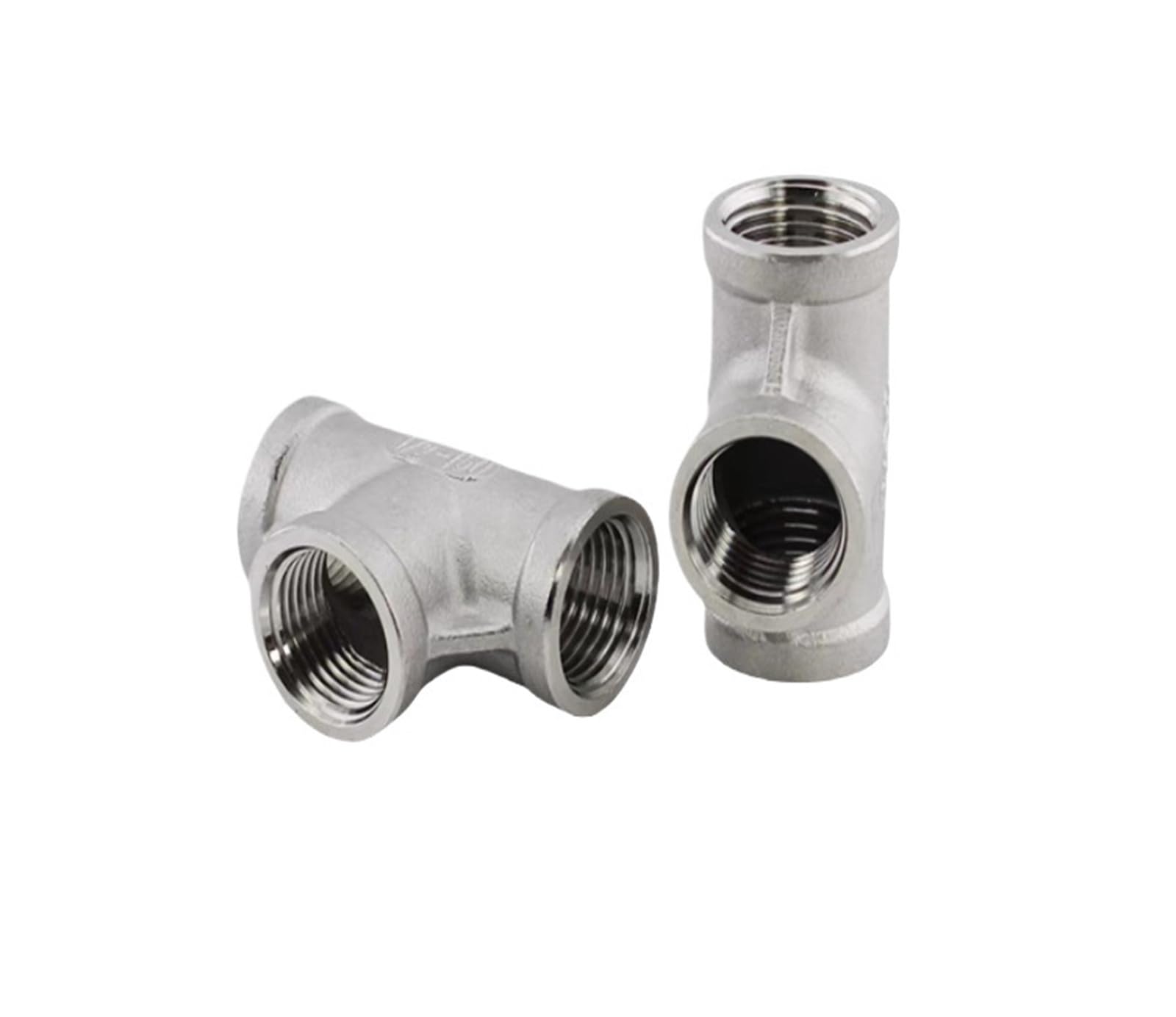 1 pz1/8 "1/4" 3/8 "1/2" - 4 "NPT BS Femmina Tee 3 Modi In Acciaio Inox 201/304/316 connettore Tubo di Raccordo Acqua Gas 225 PSI(SS201,BS,2-1/2")