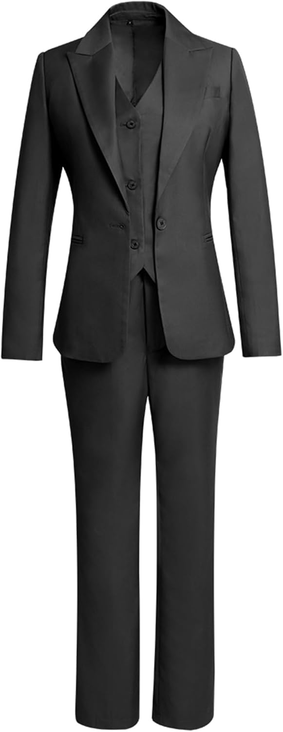 Elegant 3-Piece Women's Tuxedo Suit Set with Dressy Jamaica Ubuy
