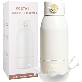 BEE&FLOWER Portable Bottle Warmer Baby On the Go - Large 500 ml Capacity