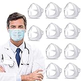 Marco de soporte interior de la cara 3D: diseño ergonómico, ajuste perfecto. Deja espacio para la salud, evita que la boca y la nariz entren en contacto directo con la protección facial y reduce el riesgo de transmisión bacteriana.