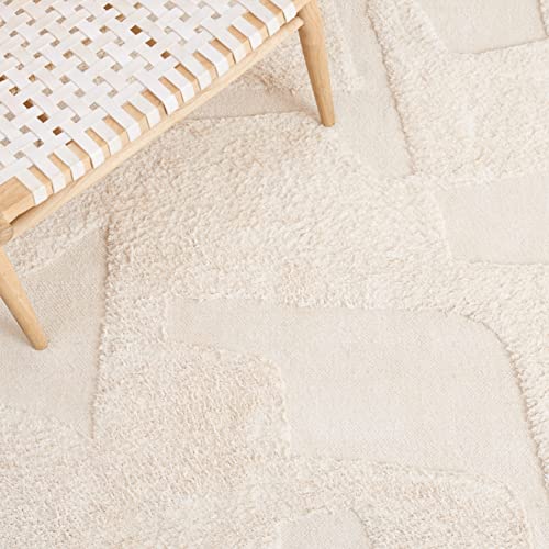 Tapete decorativo rectangular 3 x 5 pies Ivory SAFAVIEH miniatura 6