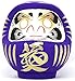 JAPAN Craft, bambola Lucky Doll- Daruma- taglia 2 - viola - AVANZAMENTO di carriera.