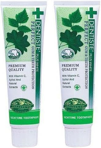 2x100g Dentiste Plus White Whitening, Vitamin C & Xylitol Toothpaste. Thailand