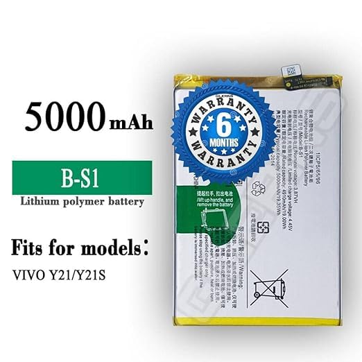 Image of Original B-S1 Battery for Vivo Y31s 5G Battery with 6 Month Warranty** (BB222)