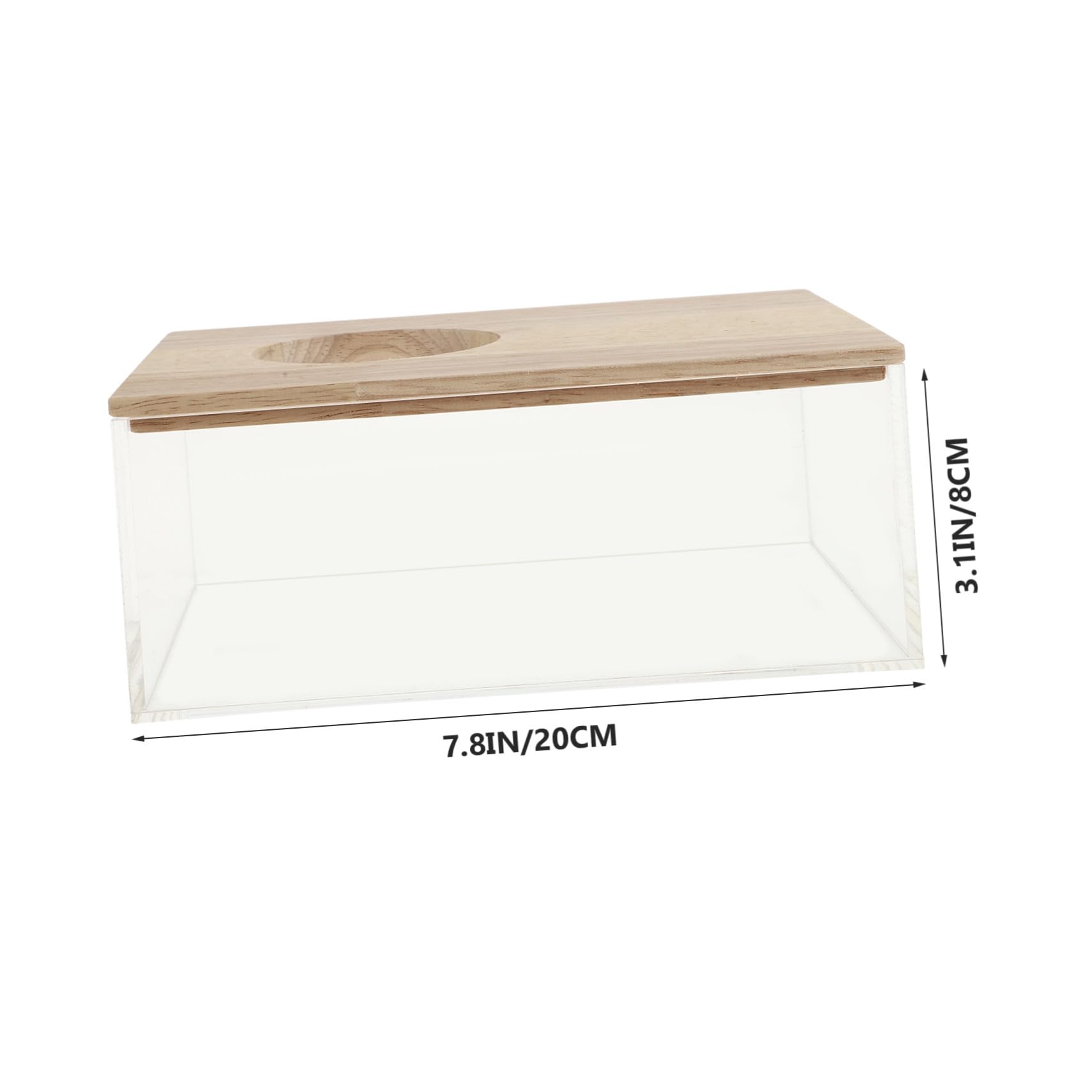 SEWACC Mehrzweck Hamster Sandbad Box Transparent Chinchilla Badebecken Rechteckig Kleintier Badewanne mit Glatten Kanten Praktisch und Leicht zu Reinigen für Nagetiere