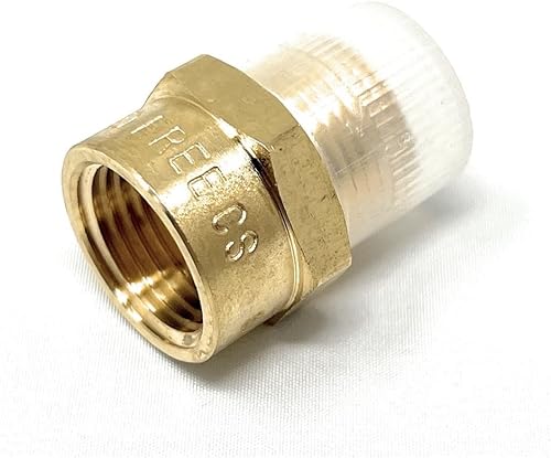 Miniatura 6 de Rosca G (Métrica BSPP) Macho a NPT Rosca Adaptador de tubería hembra - Adaptador sin plomo (38 pulgadas)