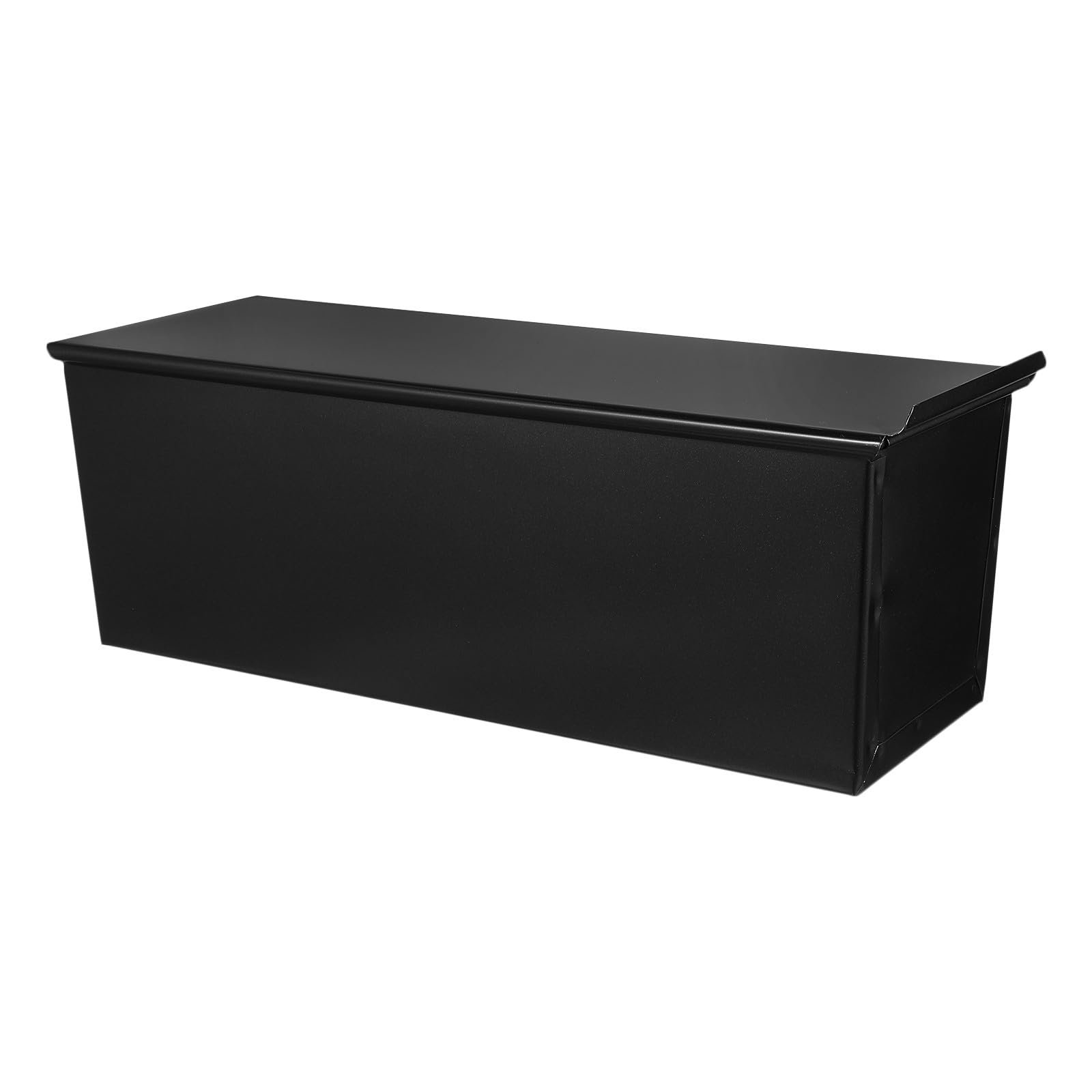 EXCEART Moule à Rectangulaire Antiadhésif 5 Cavités 750G avec Couvercle Coulissant Noir Moule Mie pour Cuisson Maison et Professionnelle Four et Sandwichs