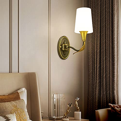 Aplique de pared de vidrio negro lámparas de pared dormitorio 3