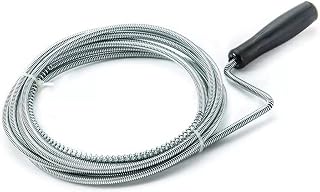 Pack of 1 Professional Drain Unblocker 3M x 5mm Metal Flexible Plumbing Snake, Drain Cleaner unblocker Auger Snake Wire & Drain Unblocker Tool, Spring Wire Pipe Cleaning Tool for Sink Basins Pipe