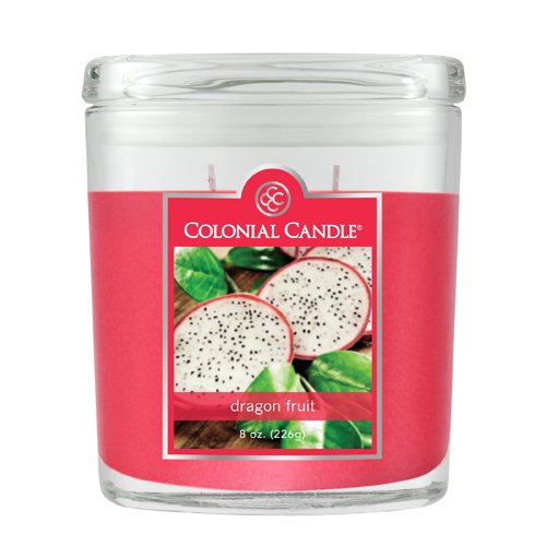 Colonial Candle 8Ounce Scented Oval Jar Candle, Dragon Fruit Amazon