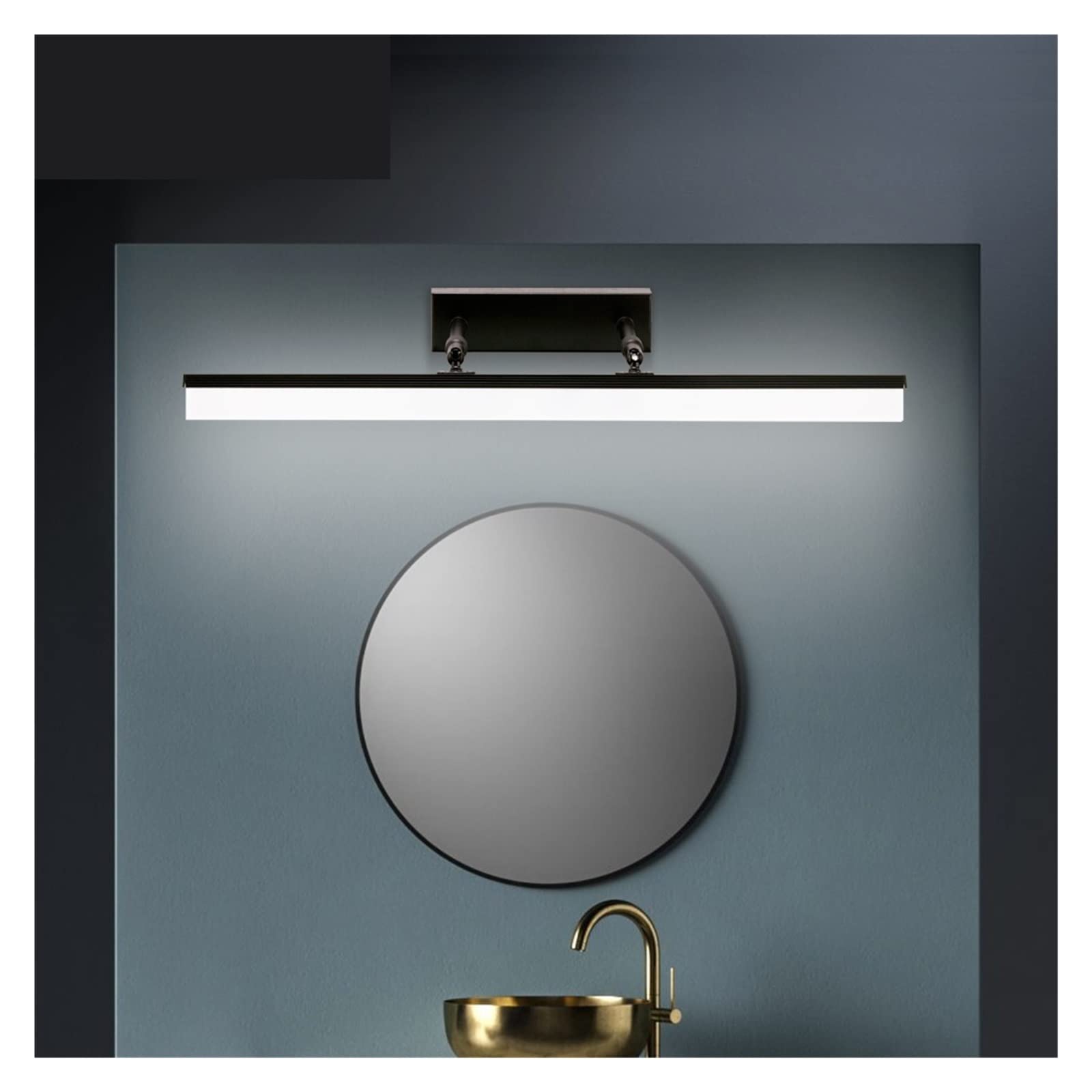 Kinkiet Led AC85-265V Ściemniana lampa ścienna Nowoczesna wewnętrzna łazienka Lampy akrylowe Światło oświetlenie do dekoracji wnętrz(Dimmable,600MM)
