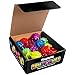 Kangaroo 18 Pack Glow Rings Bulk Party Pack For Kids & Adults - Glow in the Dark Party Supplies Toys - LED Ring Light Up Neon Disco Party Favors & Festival Accessories Halloween Party Decorations