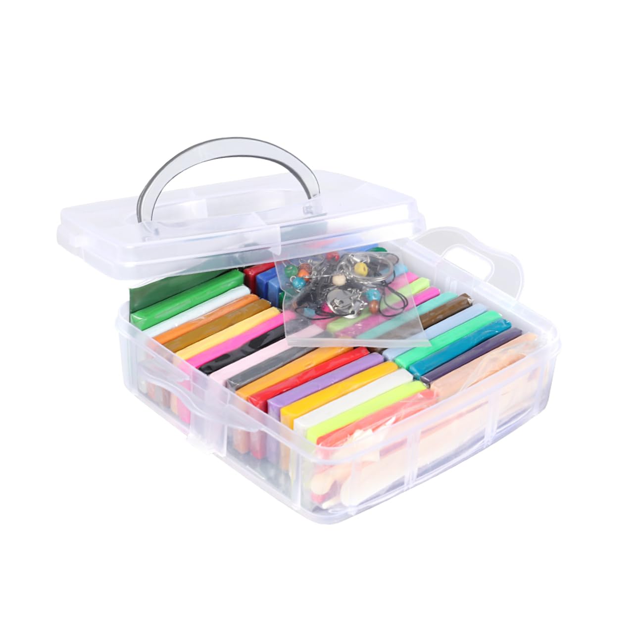NUOBESTY Kit De Arcilla Polimérica Para Hornear Colores Bloques De Modelado Juguetes Educativos