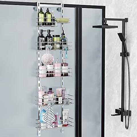 Orimade Adjustable Over the Door Shower Caddy Cover