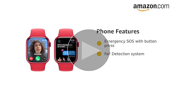 Amazon.com: Apple Watch Series 9 [GPS, 41mm] (Product) Red