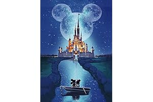 Immerse Yourself in Enchanting Disney Masterpieces with Color by Number