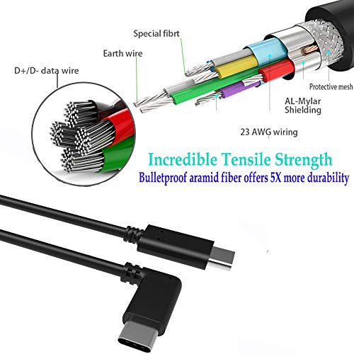 NiceCool 8 meter USB-stabiele datakabel voor Oculus Quest Link Steam VR, verlengkabel (5 meter) met relaisversterkerchip… - Image 5