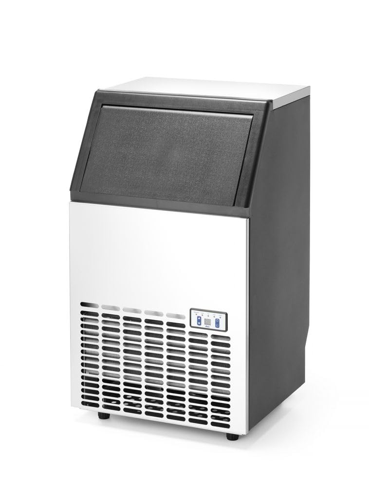 HENDI Máquina para Hacer Cubitos de Hielo, Arktic, Producción: 35kg/24h, Depósito: 15kg, Fabricador de Hielo, 230V/280W, 448x400x(H)798mm, Acero Inoxidable