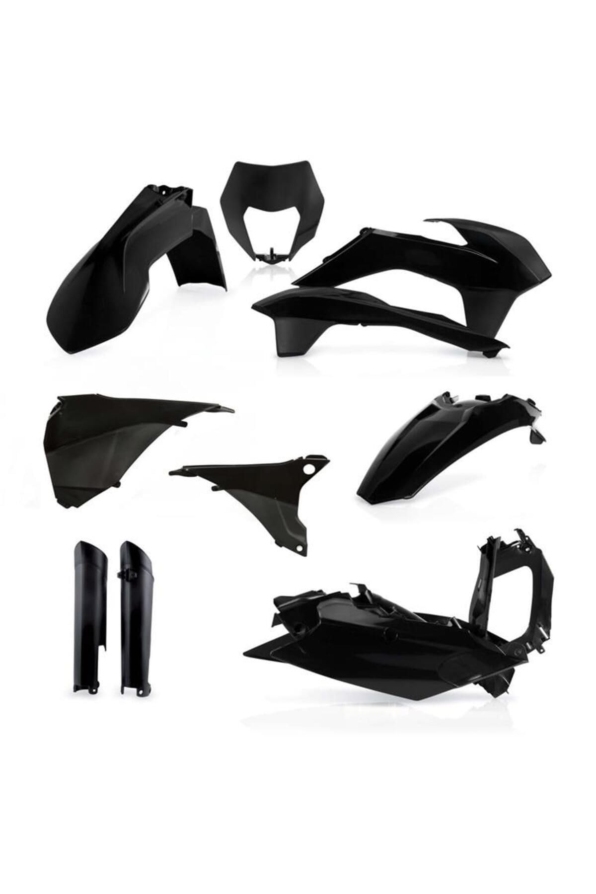 ACERBIS FULL kit PLASTICHE KTM EXC EXC-F 2014 NERO