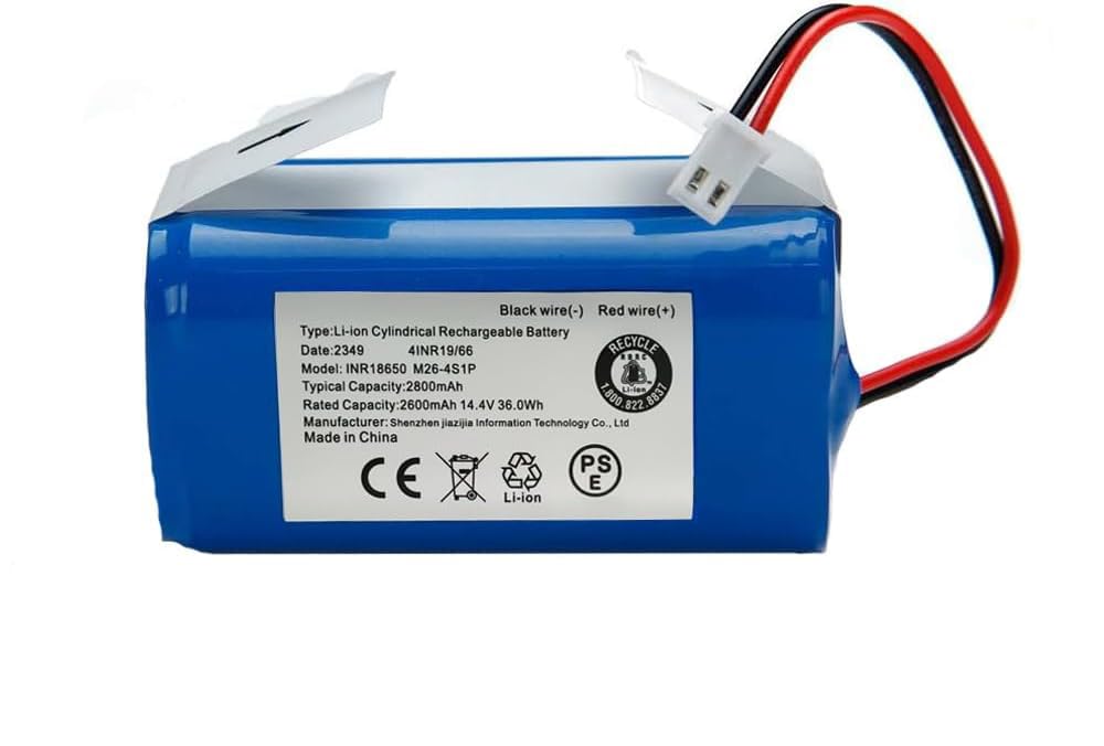 Hubei INR18650 M26-4S1P Bateria do odkurzacza robota zamienna na Shark Ion R75 RV1000S RV1100VL RV101AE UR1000SR RV850 RV850BRN RV850C RV850WV RV851WV RV871 RV871C RV700_N Seria (14.4V 36Wh)