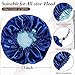 10 Pcs Satin Silk Bonnet for Sleeping Hair Bonnets for Women Curly Natural Hair Double Layer Reversible Adjustable Large Sleeping Caps with drawstring for Protection, 10 Colors