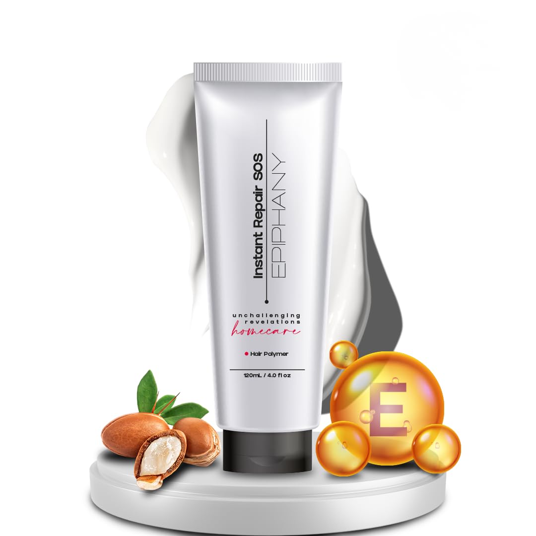 Epiphany Leave In Hair Treatment – Instant Hydration & Frizz Control | Split End Repair & UV Protection | Lightweight Styling Cream for All Hair Types