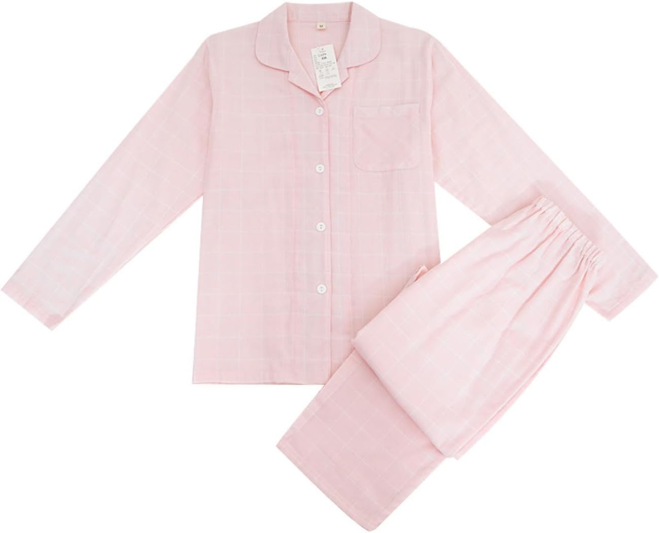 シルク100%パジャマ上下、レディースL、パールグレー、renomaパジャマ