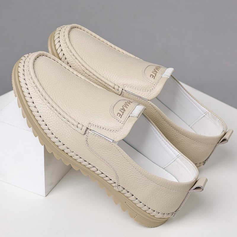 Contemporary Cap-Toe Oxford Dress Shoes for Men - Lightweight Flexible Design with Oil-Resistant Rubber Sole3