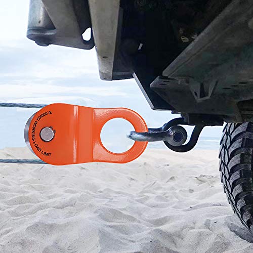 Ayleid 10T Winch Snatch Block Pulley, 22,000 Lb Capacity,Offroad Recovery Accessory For Winch,Truck,Atv&Utv #TOP4