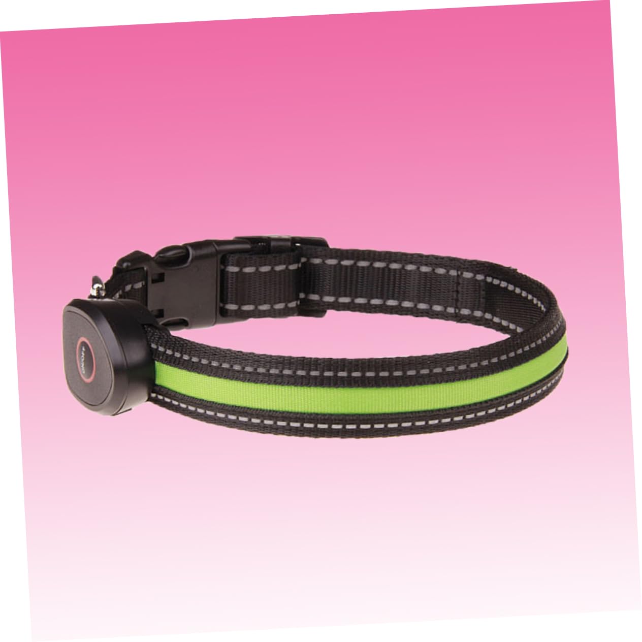 BESPORTBLE 3 Piezas Cuello Circular Seguimiento de Mascotas Collar de Mascota Collar de Brillante luz de un Cuello Iluminado LED para Mascotas USB Anillo de Cadena