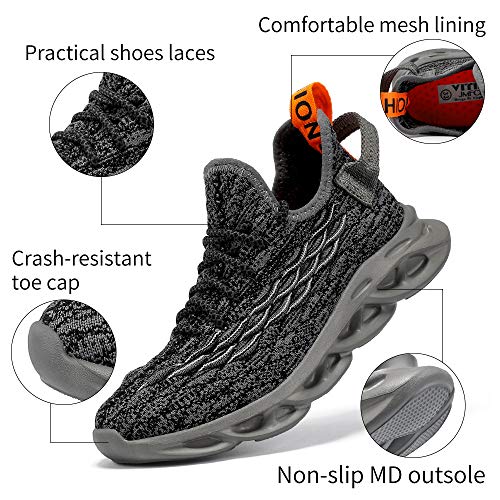 Image of JMFCHI Boys Girls Kids Sneakers Knitted Mesh Running Tennis Athletic Shoes | Breathable,Lightweight,Comfortable,Non-slip,Easy wear,Casual fashion,Indoor outdoor,Gym sport,Daily play,Little /Big Kid