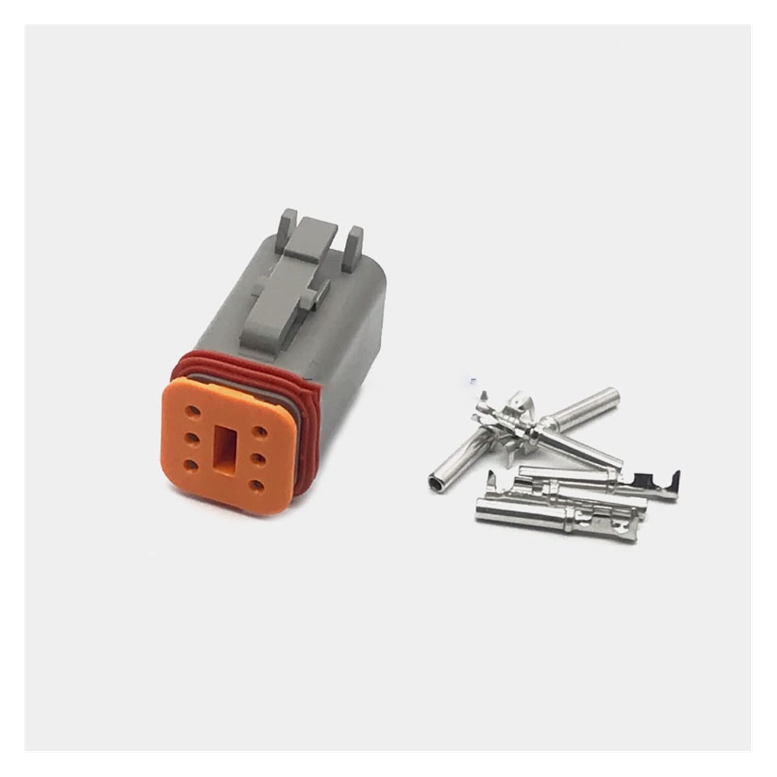 ECSiNG 1Set Kit Connettore Elettrico Impermeabile A 6 Pin DT04-6P DT06-6S Compatibile Con Deutsch Compatibile Con DT Serie 6P Spina Sigillata Per Autoveicoli