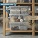 WYT 6-Pack Clear Plastic Storage Bins with Lids, 8 Quart Organizer Container Box with Latch Buckles