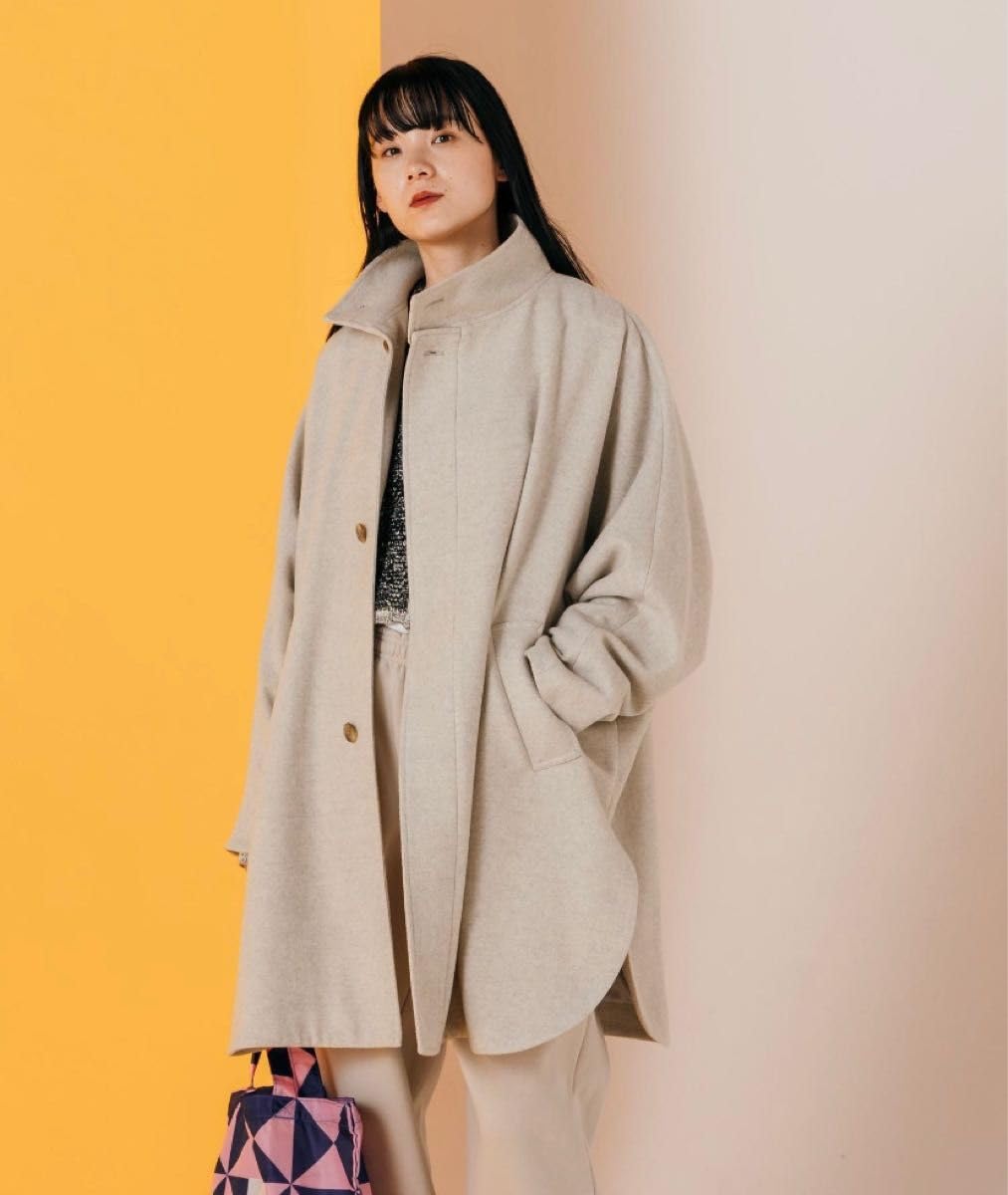 citen スタンドカラーポンチョコート 川口春奈 川口春奈着用 CITEN スタンドカラー ポンチョ コート