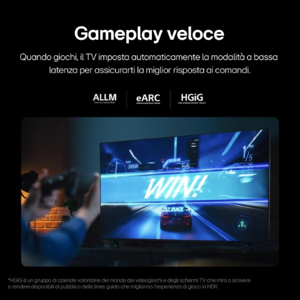 LG UHD 43'', Serie UT73 2024, Smart TV 4K, 43UT73006LA, Processore α5 Gen7, 20W, 3 HDMI, HDR10 Pro, Filmmaker Mode, Game Optimizer, Alexa, Wi-Fi, webOS 24, Sports Portal