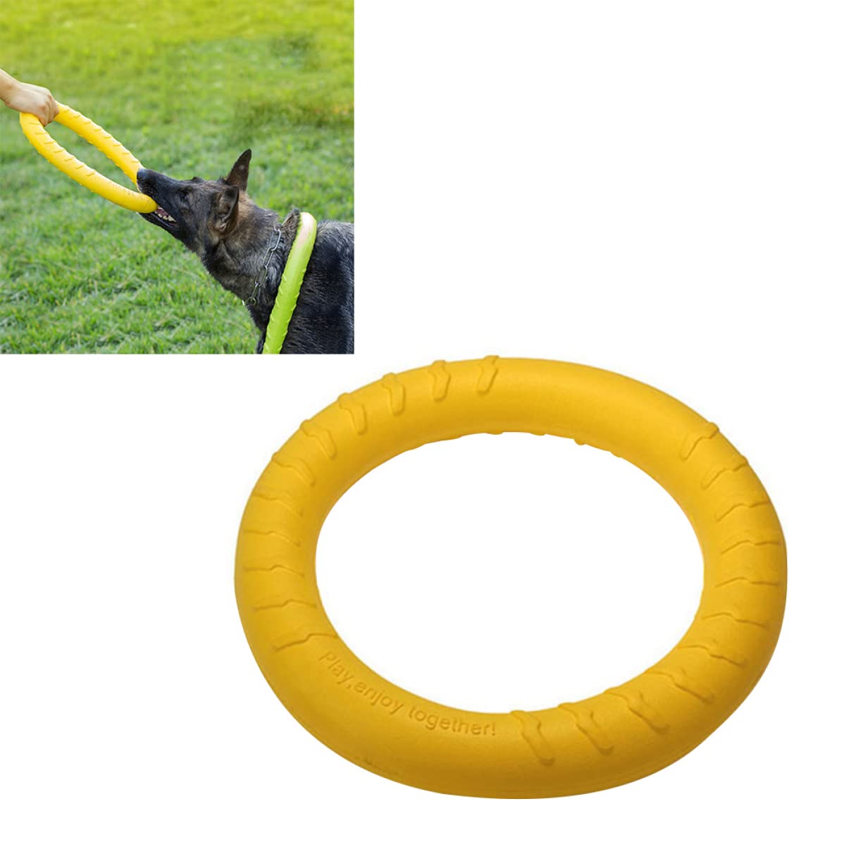 Mipcase 2 Uds Juguetes Dogman Juguetes para Masticar Juguetes para Mascotas Juguetes para Morder Perro Anillo para Perro De Juguete Anillo para Mascota De Juguete Juguete para