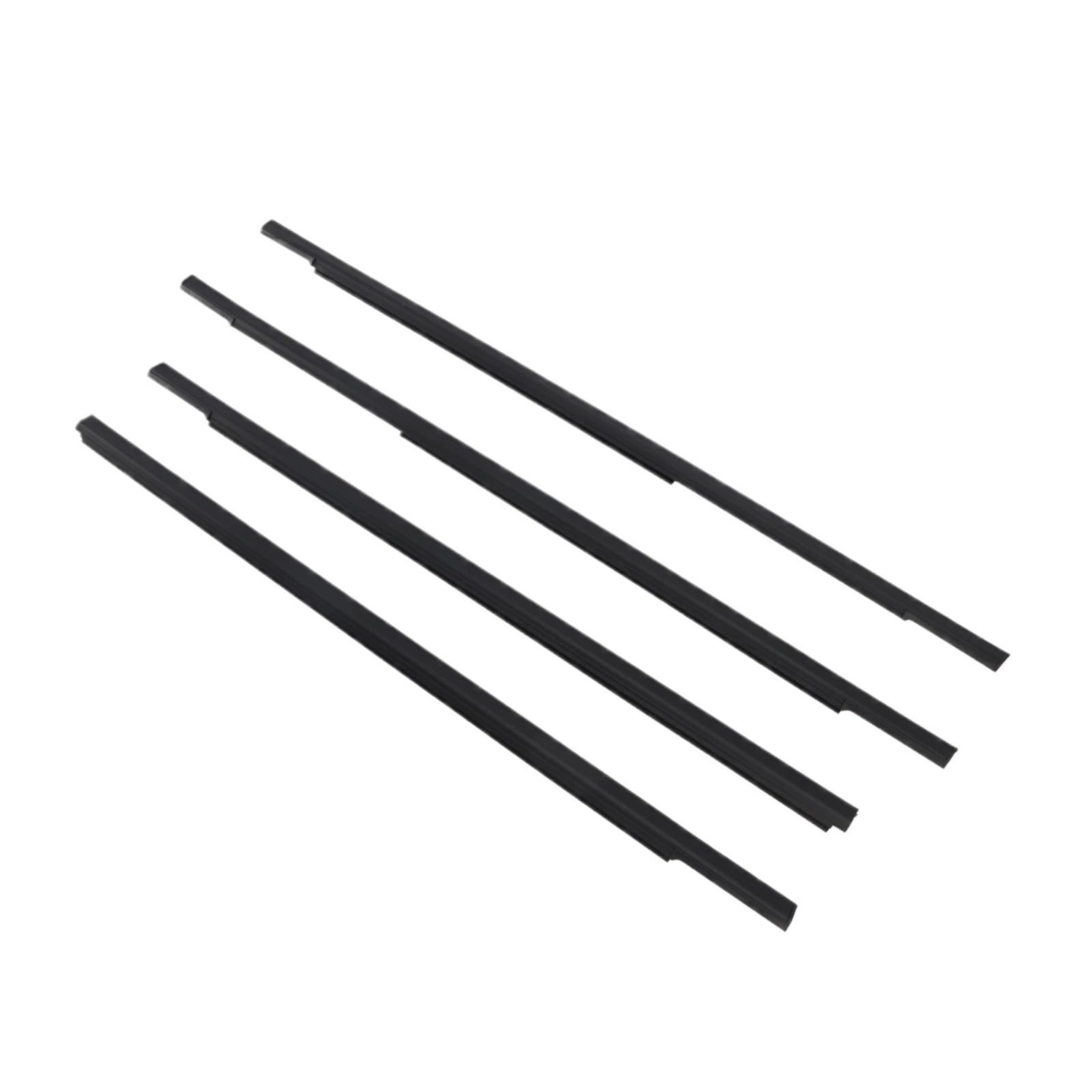 Watjcse One Color 4Pcs Door Window Weatherstrip Mould Kit Compatible With Patrol Y61 Gu
