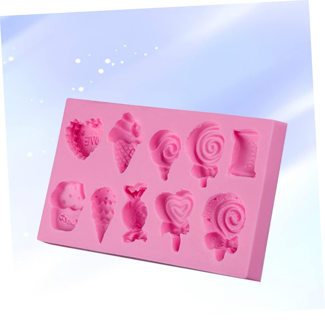Abaodam 3 Stücke Fondant Backen Kuchen Dekorieren Werkzeuge Lollipop Silikon Form