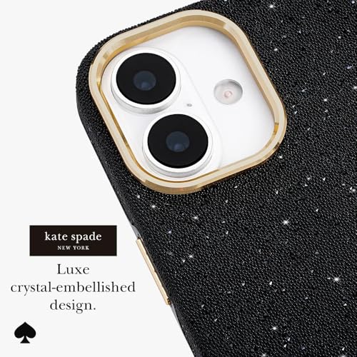 Image of kate spade new york iPhone 17 Case - Crystal Pave Nightfall | Compatible with MagSafe - Lightweight Designer Case for iPhone 17 with Anti-Scratch Coating and Crystal Pave Nightfall Design