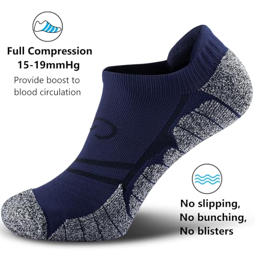 6 Pairs No Show Sports Socks for Men Women with Cushion Arch-Support3