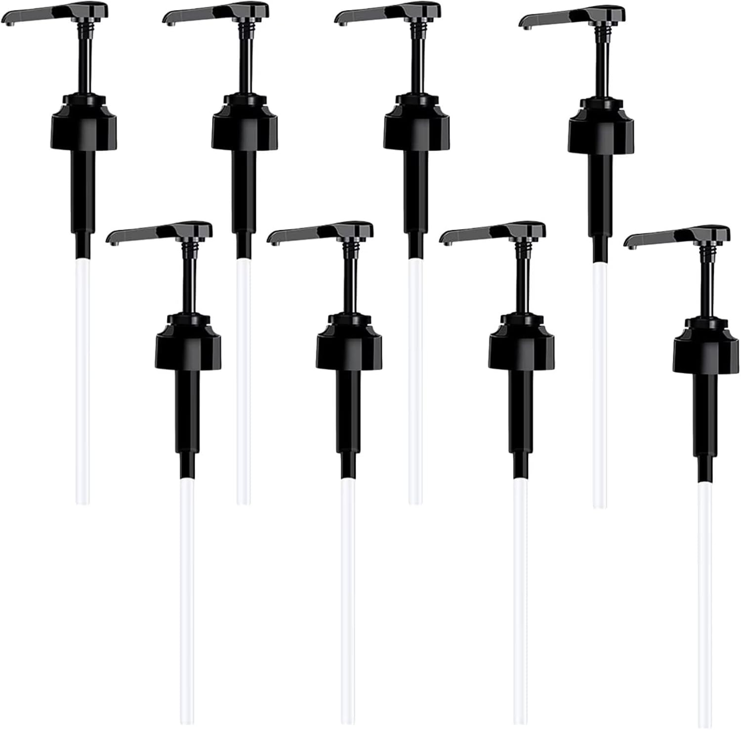 3-Pack Universal Syrup Pump For Coffee & Beverage Bottles - Leak-Proof, Easy Dispensing, Fits Bottles