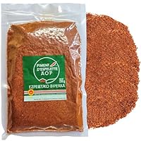 Fabriqué exclusivement à partir de piments de la même producteur, il ne contient aucun colorant artificiel, ni additifs ni conservateurs. Le pdo (aop) timbres sont la seule garantie d'un véritable piment d 'espelette piment.