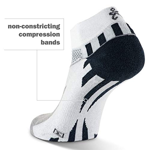 Balega Womens Enduro V-Tech Low Socks, Black, X-Large Us #TOP4