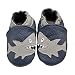 iEvolve Baby Shoes Baby Toddler Soft Sole Prewalker Baby First Walking Shoes Crib Shoes Baby Moccasins(Navyblue Shark, 12-18 Months)