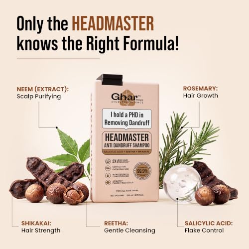 GHAR SOAPS Store Ghar Soaps Headmaster Shampoo 200 ml - Image 5