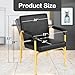 WINEDYOUNG Shampoo Chairs Reclining Shampoo Chairs for Salon Barber Chair Hair Stylist Chair Auto Recline Salon Chair Spa Beauty Equipment for Hair Stylists, Tattoo Artists, Cosmetologists (Gold)